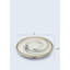 "The Luxury Collection" Assiette en marbre avec bordure dorée - petite - 8 po
