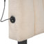 Lit plateforme simple tapissier avec gigogne en molleton beige envoûtant-716853230-716853224
