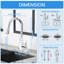 Touchelss Pull-Down Kitchen Faucet With Sprayer-108845126