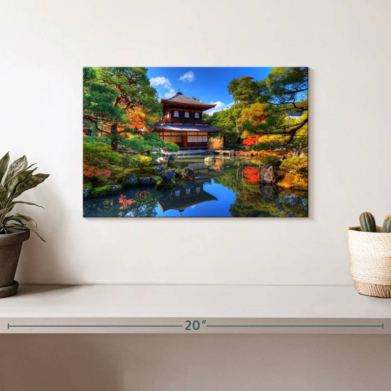 Temple Adella Ginkakuji, H 8 po x l 12 po