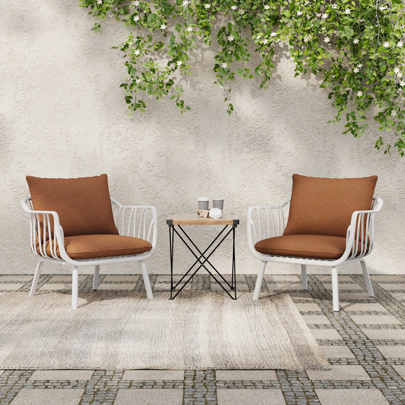 Ensemble de 2 fauteuils club d'extérieur PP
