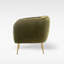 Samouri Modern Channel Tufted Barrel Accent Chair-749681367