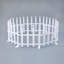 8-Piece Light Show Star-Topped Fence Design Outdoor Decoration
