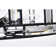 25 Inch Elegant And Glam Style Matte Black Finish Crystal Lighted Ceiling Fandelier With Remote