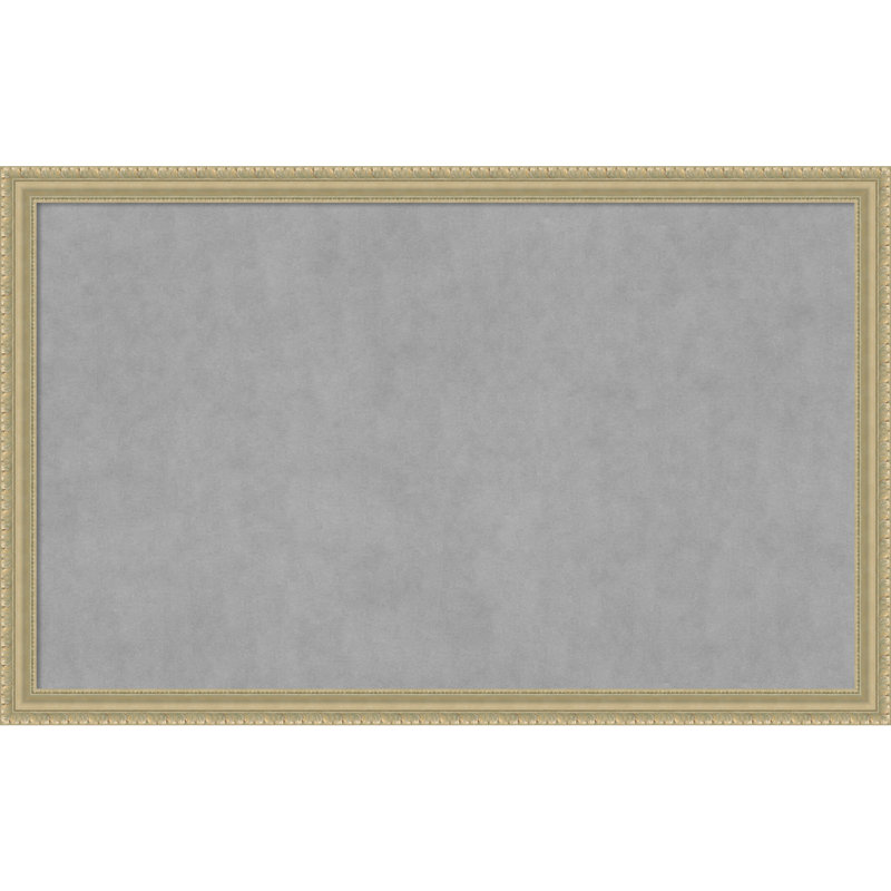 Tableau magnétique encadré en forme de goutte de champagne, H 27 po x l 43 po