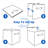 Sorbus 6 Pack 11" Foldable Fabric Storage Cube Bins with Handles-540654491