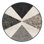 Tapis beige doux et moelleux à motif géométrique minimaliste Kamena