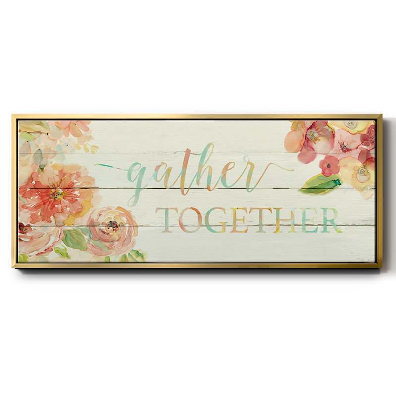«Gather Together», toile encadrée