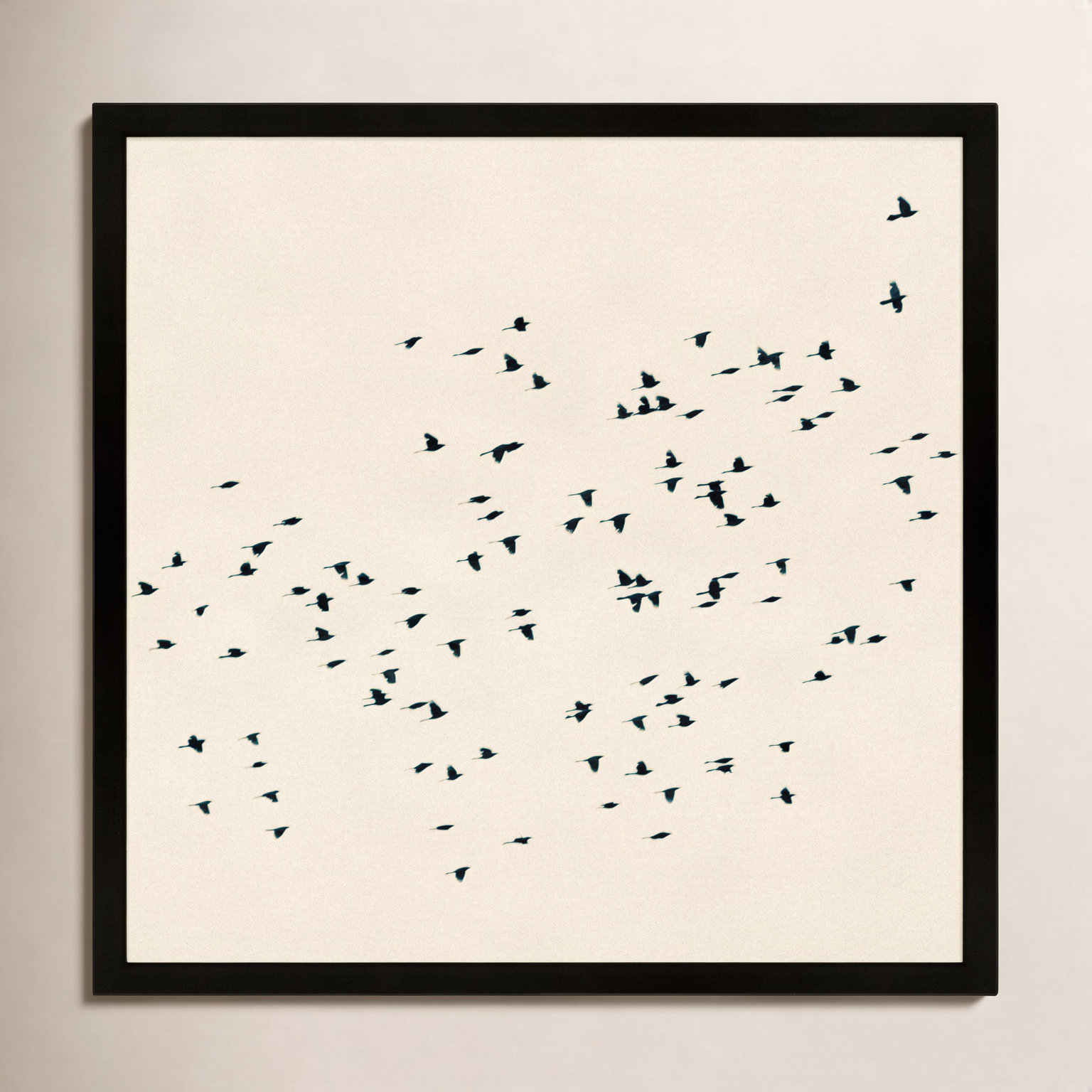 Garden Sign "Soaring" Print by Peter Dušek, Black, 36" H x 36" W x 1.25" D