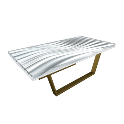 Wave Solid Wood Coffee Table