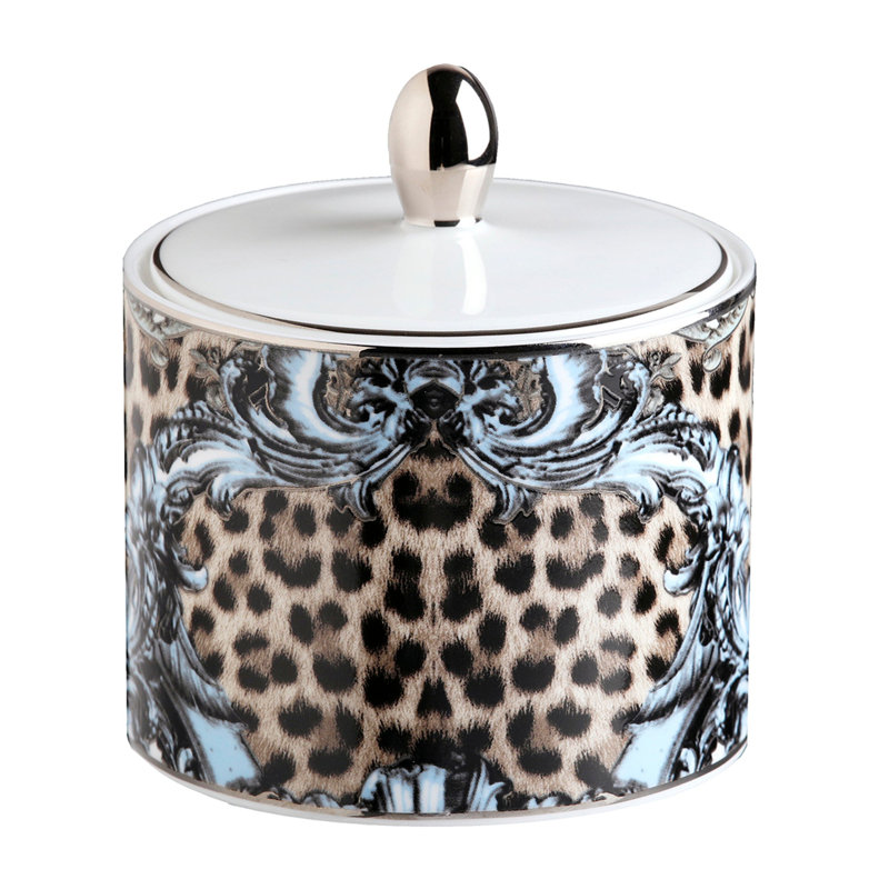 Sugar Pot PALAZZO PITTI   diam. 2.5 in, H 3.3 in