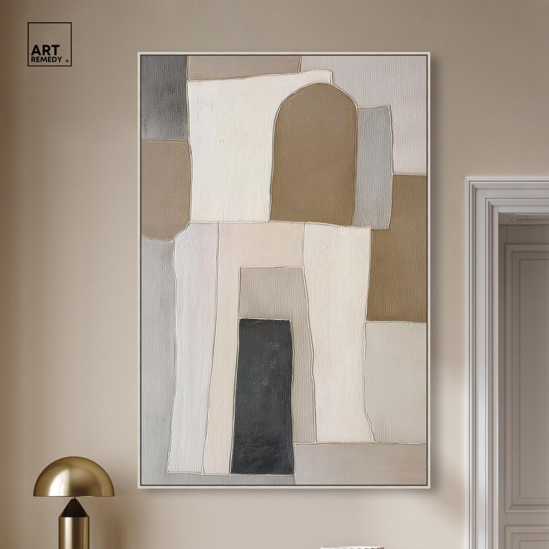 "Monastère murs", reproduction d'art sur toile par Art Remedy, cadre argenté, 36 x 54, H 55 po x l 37 po, Cadre argenté