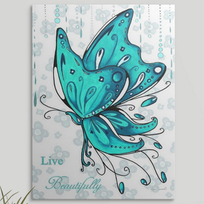 «Ethan Live Beautifully» par Megan Duncanson - impression d'art graphique