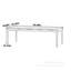Grande table de salle à manger rectangulaire simple-102025393