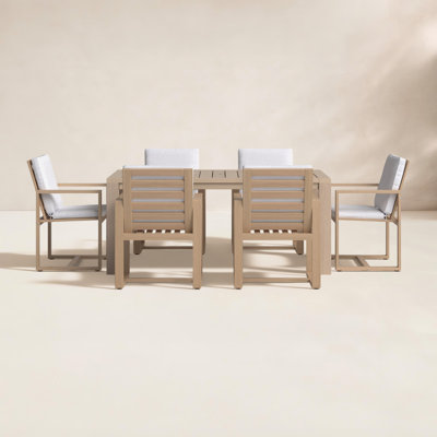 Joly 70" Acacia Patio Dining Set
