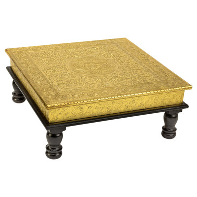 Atanacio Solid Wood Four Leg Coffee Table