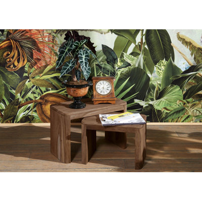 Toronto Solid Wood Sled Nesting Tables