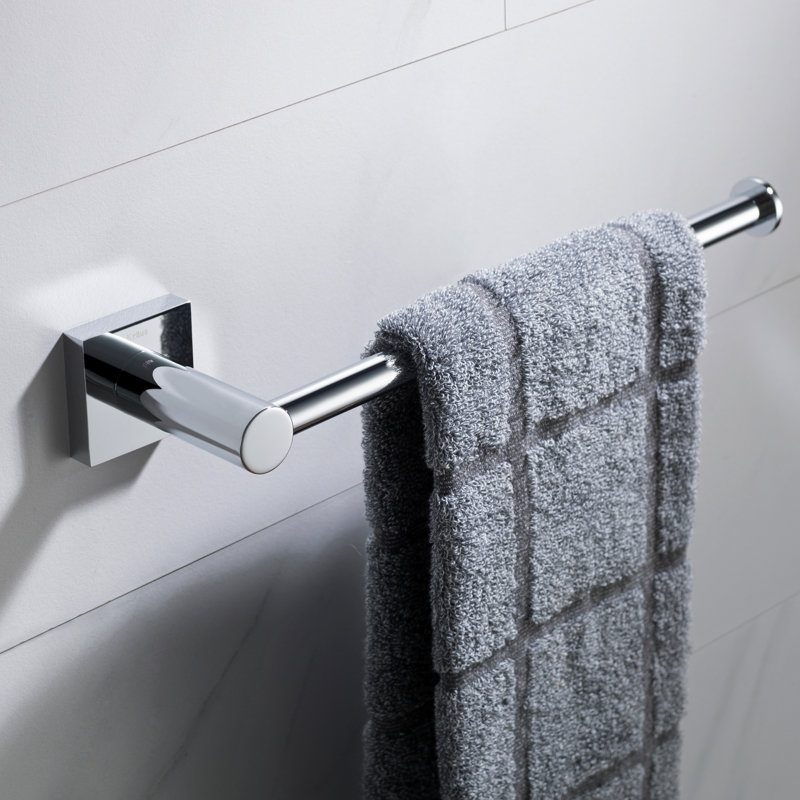 Ventus 10.5" Wall Mounted Towel Bar, Chrome