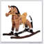 Chaise de cheval à bascule en métal Qaba Kids avec sons réalistes et conception durable