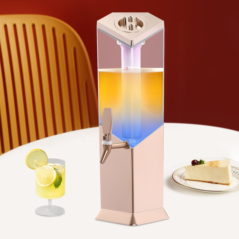 Distributeur d'eau sans bouteille OUKANING, Or rose