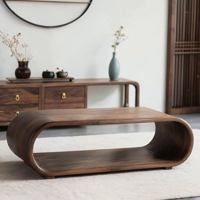 Modern-style solid wood coffee table