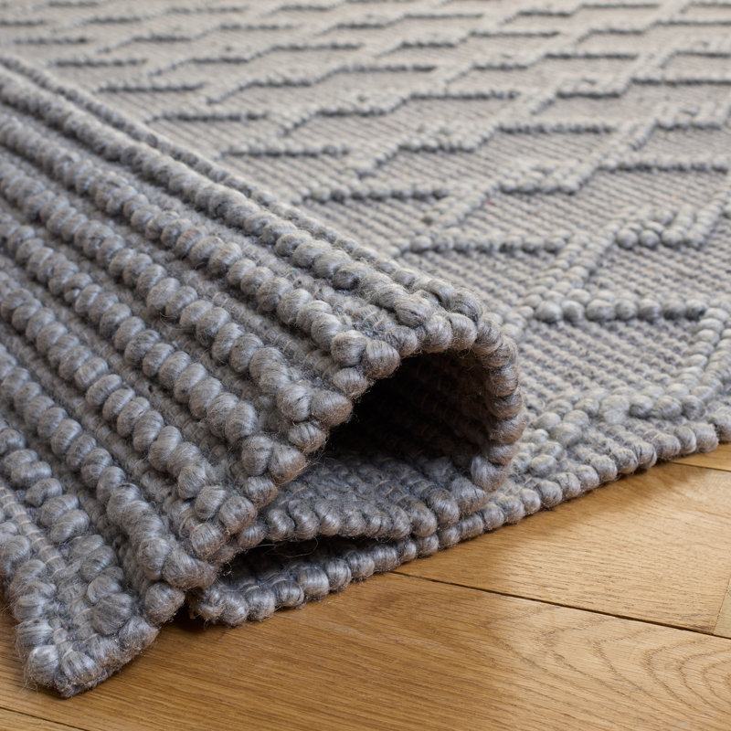 Natura Hand Woven Wool; Cotton; Recycled P.E.T Solid Color Indoor Rug, Runner 2'3" x 8'