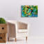Toile épique «Sea Turtle Garden» par Carol Cavalaris, art épique graffiti, 54 po x 40 po-106173524
