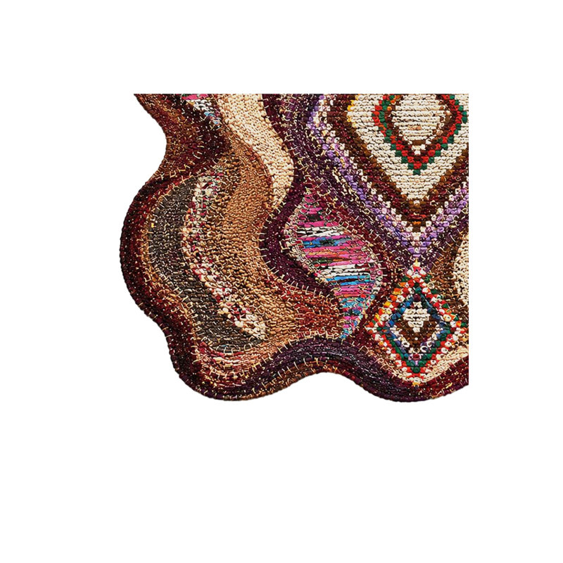 Tapis tissé à motif nautique Mosso, 2 pi 6 po x 4 pi 11 po