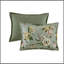 Ensemble d'édredon floral 7 pièces Cal King Vin, vert-134097363-134097364
