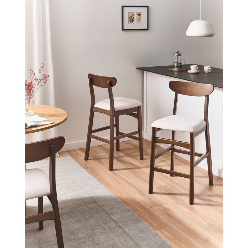 Troulloi Upholstered Bar Stool