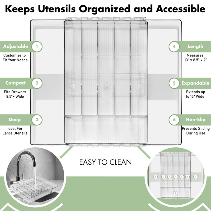 Sorbus Silverware Organiser, Clair