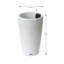 Pot à fleur en plastique à arrosage intérieur / extérieur Byrum-50056241-108339892