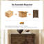 Commode moderne à 5 tiroirs Rutilus Heirloom