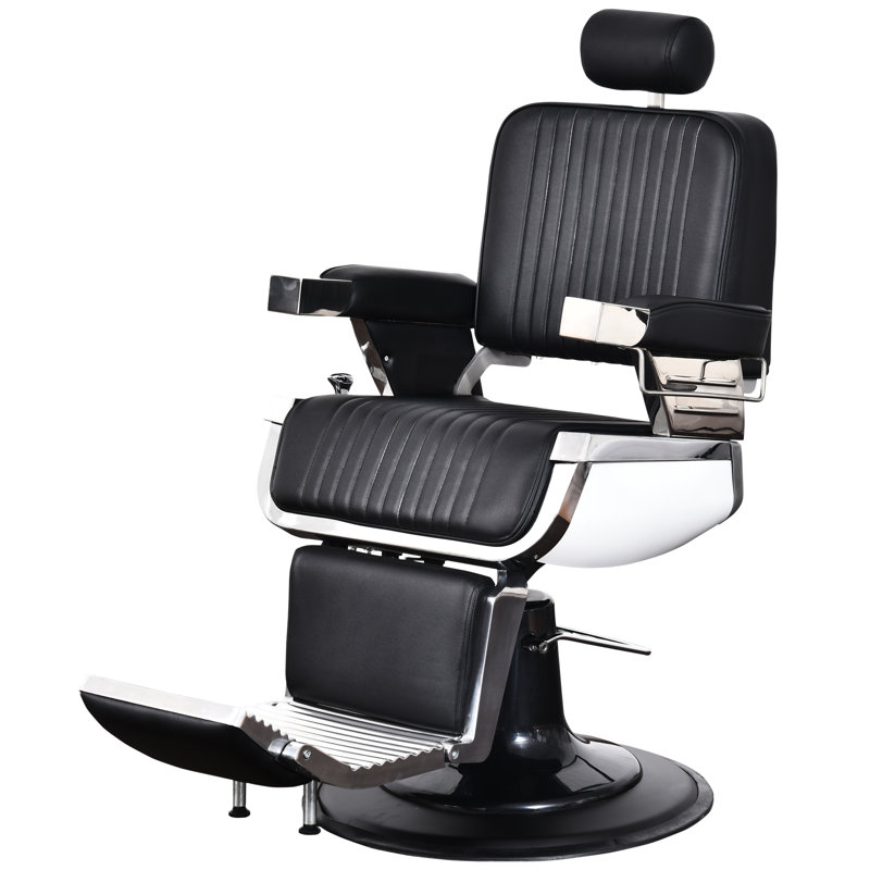 Heavy Duty Hydraulic Barber Chair, Reclining Salon Chair