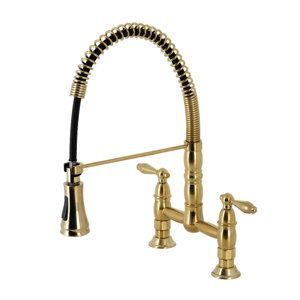 Gourmetier Heritage Pull Down Bridge Faucet