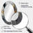 Abstract Shapes And Infinity Lines I - Modern Oval Wall Mirror-2135488955