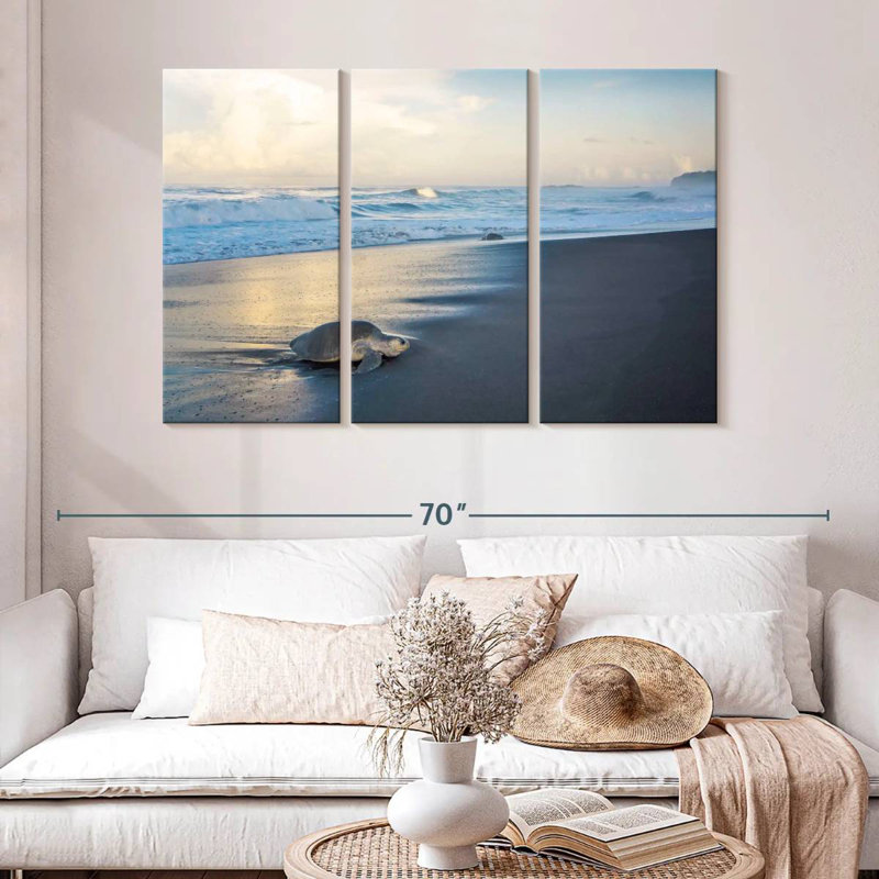 Turtles From The Sea, 32" H x 50" W