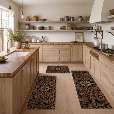 Tapis de cuisine Mandala