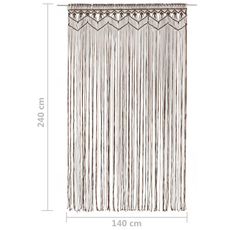 Lastrup Sheer Curtain Single Panel, Taupe