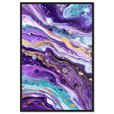 «Starry Nightscape Canvas Geode» par Art Remedy