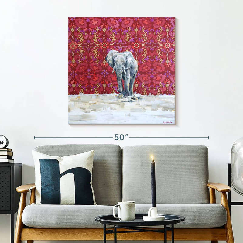 Brampt Elephant Elegance, 30" H x 30" W
