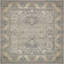 Tapis gris / ivoire / bleu Gwendolyn-466855022