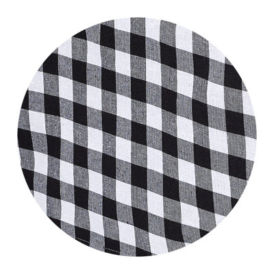 Andreas Gingham 100% Cotton Square/Oval Tablecloth