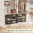 3-Tier Stylish Shoe Rack with Square Frame