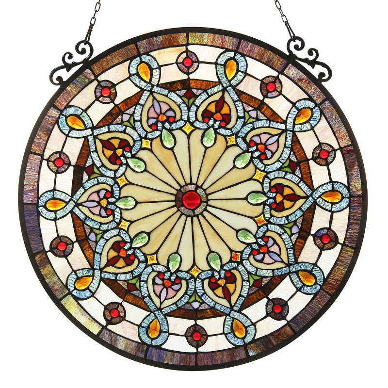 Panneau de vitrail Laurie Tiffany