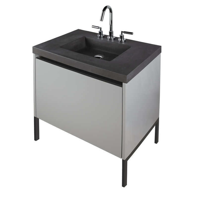 Cigno Widespread Bathroom Faucet with Drain Assembly, Polished Chrome