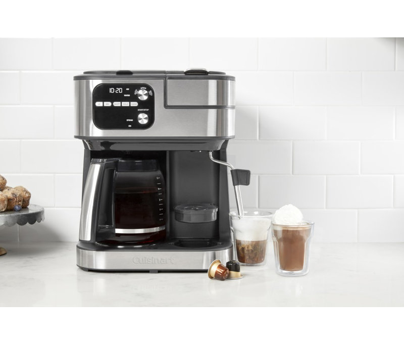 COFFEE CENTER BARISTA BAR 4-IN-1 COFFEEMAKER, Silver Thermal, Thermal, 10 cups