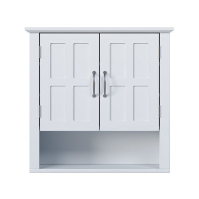 Armoire de rangement murale pour salle de bain, armoire à pharmacie multifonctionnelle avec tablettes réglables pour la salle de bain, la salle de lavage, la cuisine et le salon