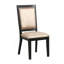 Espresso, ensemble de chaises de salle à manger 2 pièces