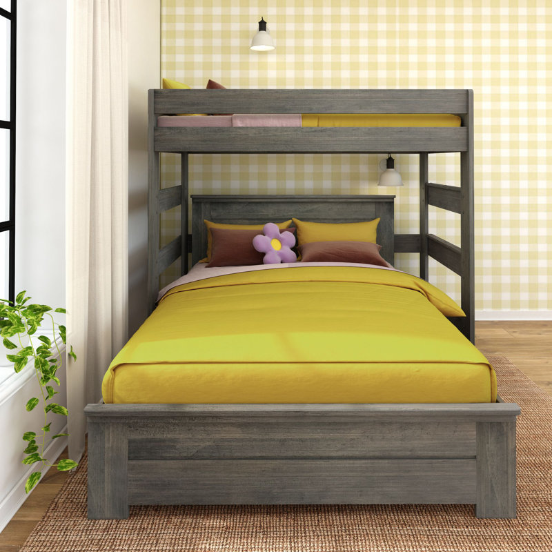 Lit superposé simple en L Farmhouse, Driftwood